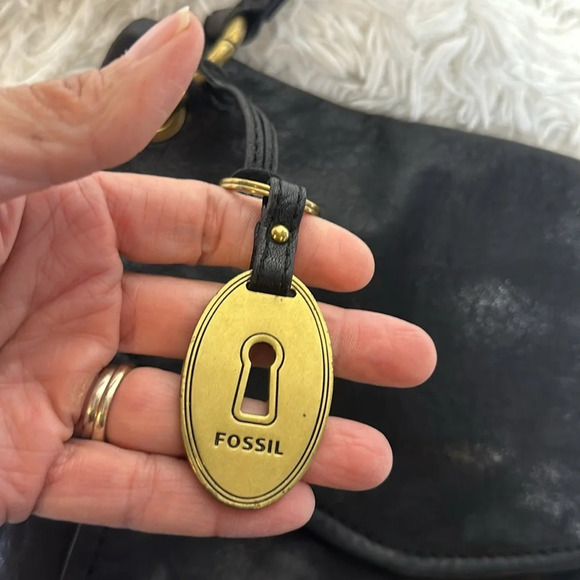 Fossil Long Live Vintage 1954 Leather Shoulder Bag - Picture 11 of 11